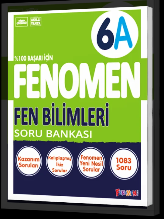 Fenomen Yayınları - 6 Fen Bilimleri A Soru Bankası