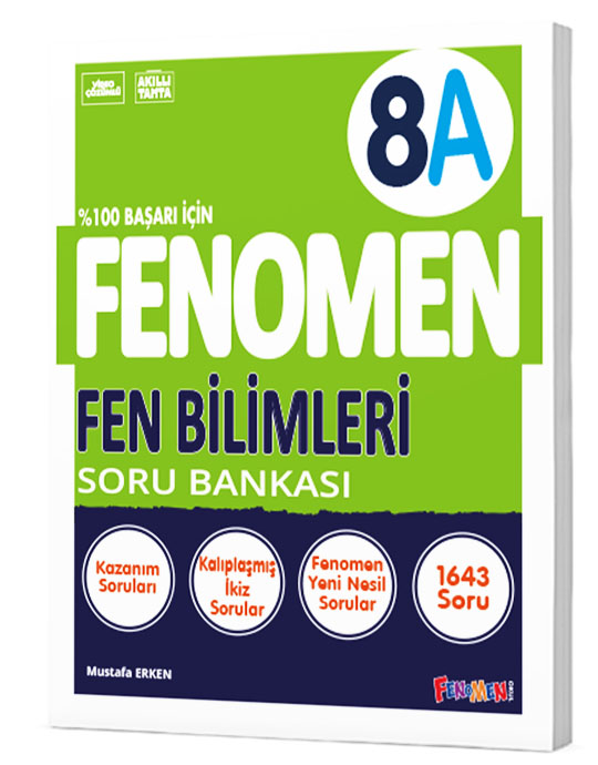 Fenomen Yayınları 8. Sınıf Lgs Fen Bilimleri A Soru Bankası 