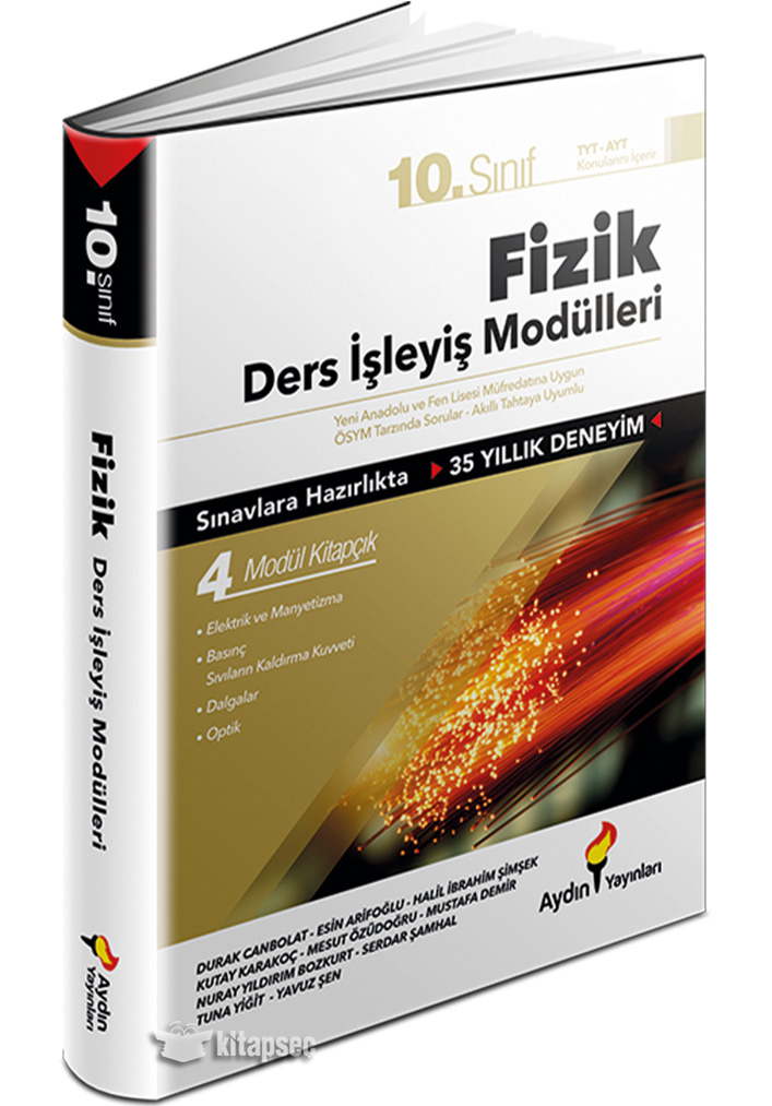 10. Sınıf Fizik Ders İşleyiş Modülleri Aydın Yayınları