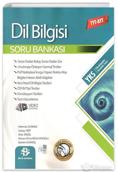 TYT AYT Dil Bilgisi Soru Bankası Bilgi Sarmal Yayınları