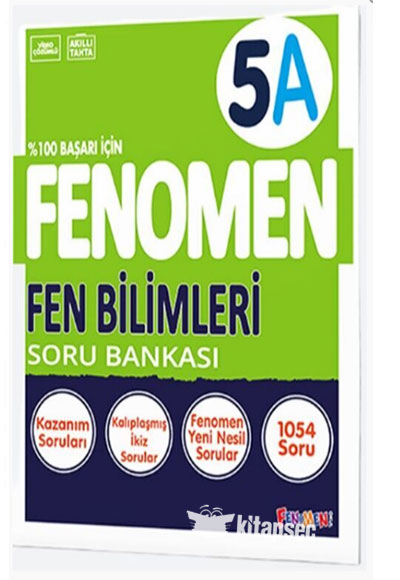 5. Sınıf Fen Bilimleri A Fenomen Soru Bankası Fenomen Okul Yayınları