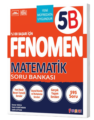 5. Sınıf Matematik Soru Bankası Fenomen Kitap (b)