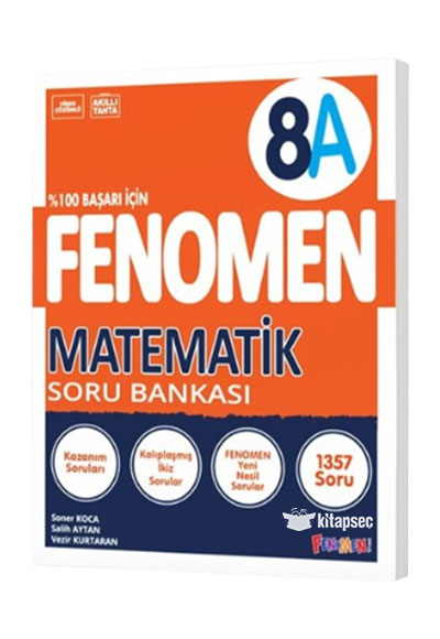 8. Sınıf Fenomen Matematik A Soru Bankası Fenomen Kitap