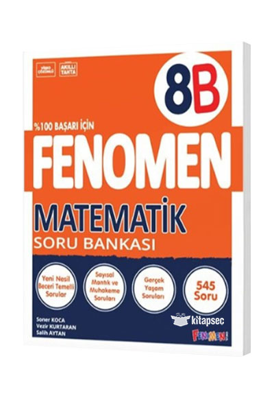 8. Sınıf LGS Fenomen Matematik Soru Bankası Fenomen Kitap