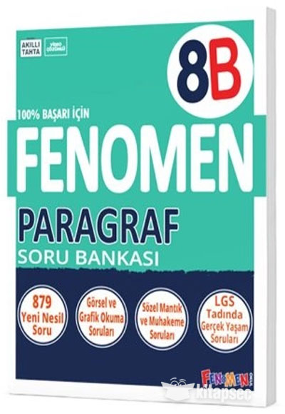 8. Sınıf Fenomen Paragraf B Soru Bankası Fenomen Kitap