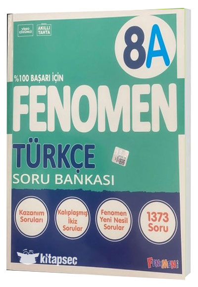 8. Sınıf Türkçe A Fenomen Soru Bankası Fenomen Kitap