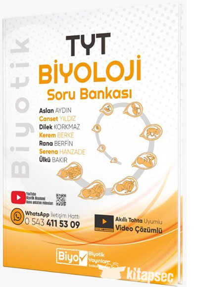 TYT Biyoloji Biyotik Soru Bankası Biyotik Yayınları